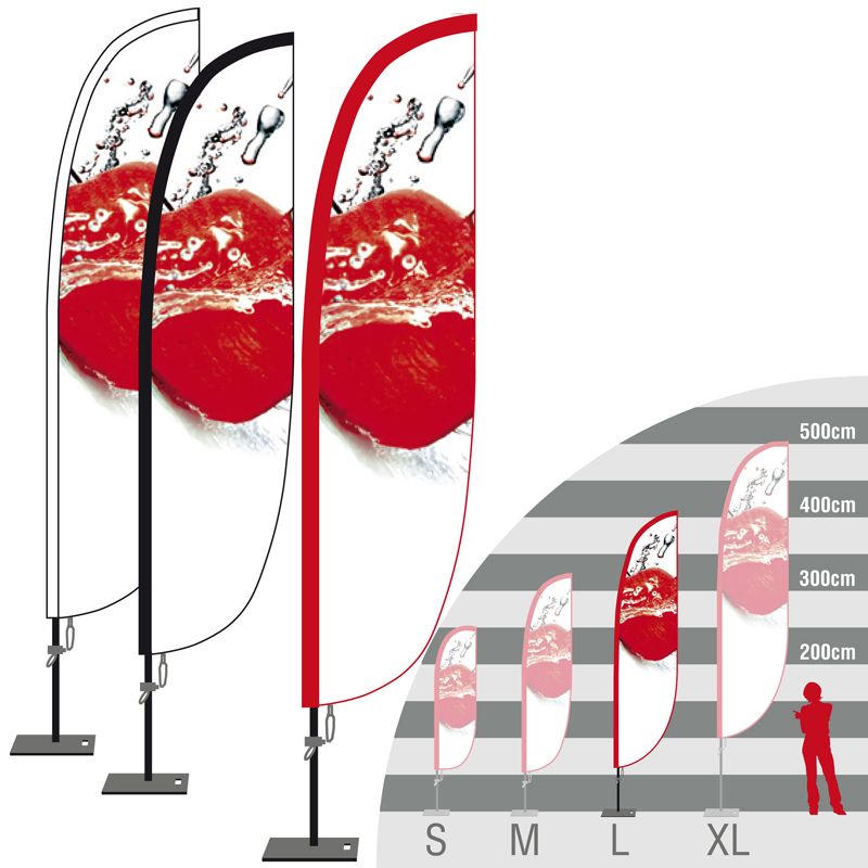 Beachflag Promo Feather Curve Beachflag Promo Feather Curve